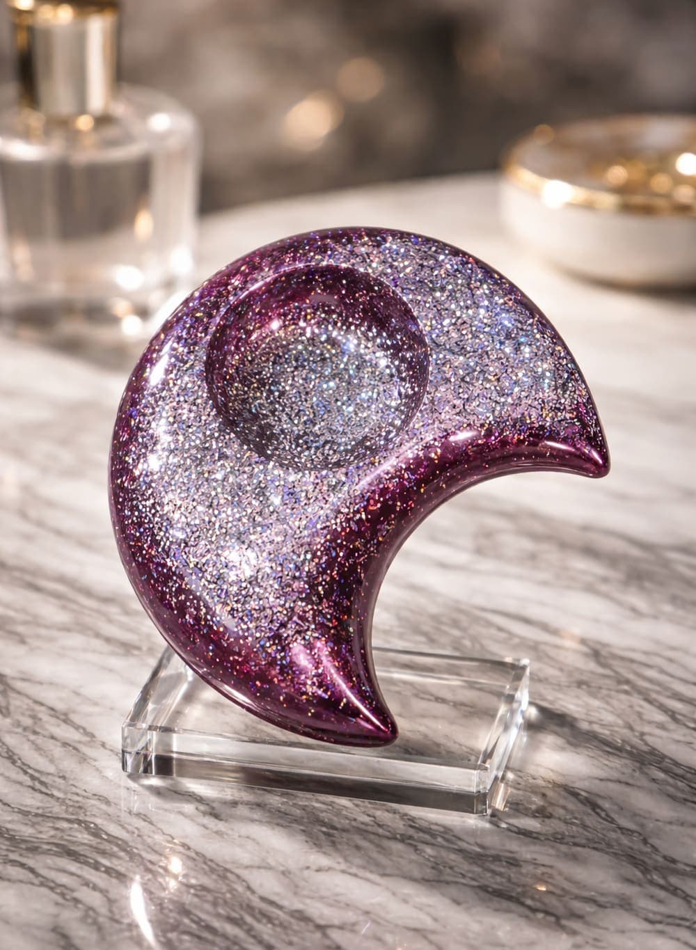 Galactic Crescent Moon