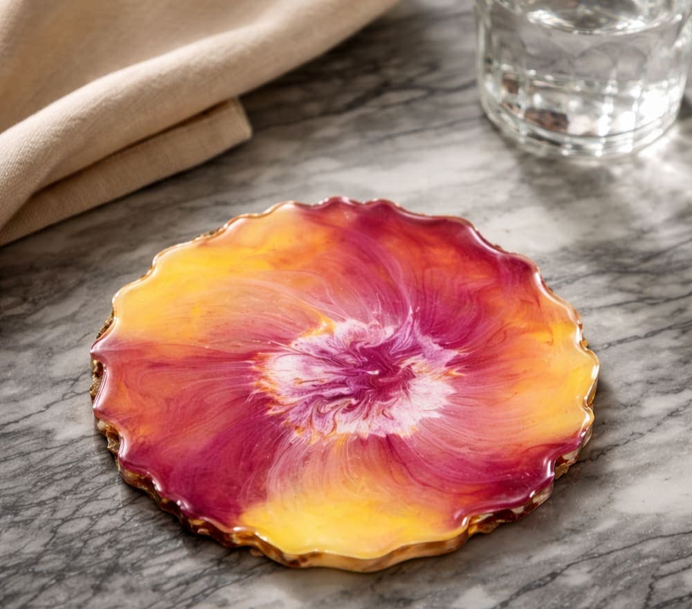 Sunset Resin Coaster