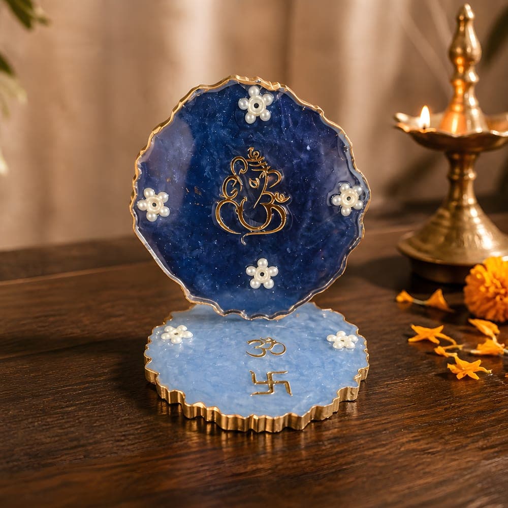 Ganesha Resin Frame Stand
