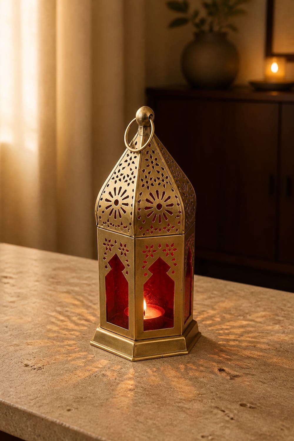 Moroccan Brass Lantern